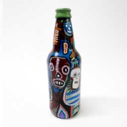 Bottle No. 13 - Original Mixed Media Illustration On Beer - thumbnail 2