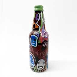 Bottle No. 13 - Original Mixed Media Illustration On Beer - thumbnail 3
