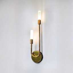 Antique Brass Led Wall Sconce Modern Minimalist Light - thumbnail 4