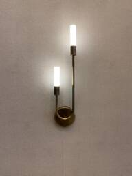 Antique Brass Led Wall Sconce Modern Minimalist Light - thumbnail 1