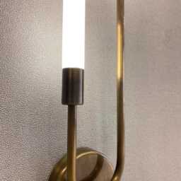 Antique Brass Led Wall Sconce Modern Minimalist Light - thumbnail 3