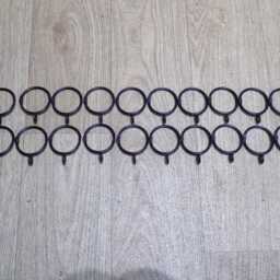 Curtain Rail Set-Upwrought Iron - Forged Steel Handmade in The UK + Free Fitting Kit - thumbnail 3