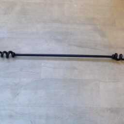 Curtain Rail Set-Upwrought Iron - Forged Steel Handmade in The UK + Free Fitting Kit - thumbnail 2