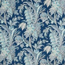 Blue Floral Tommy Bahama Outdoor Pillow Cover, Tropical Decor - thumbnail 2