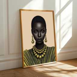 Regal Woman, African American Fashion Wall Art - Poster Only - thumbnail 1