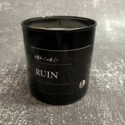 Ruin Scented Soy Candle, Tonka Bean, Gothic Home Fragrance - thumbnail 1