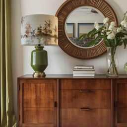 Voyage Maison Wilderness Drum Lampshade in Plum - thumbnail 2