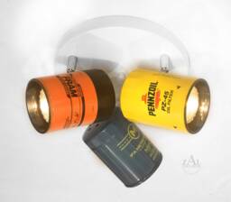 Ceiling Light. Oil Filter. Adjustable Beam Multi-Directional, Flush Mount Light Fixture - thumbnail 1