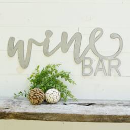 Wine Bar Metal Sign - 16 Gauge Steel Wall Art - thumbnail 2