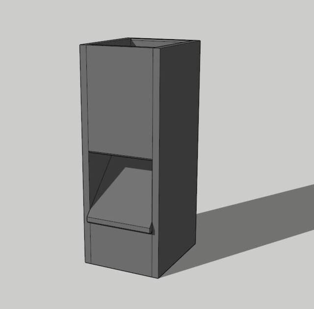 Magnetic Dice Tower 3D Model - Ready For Print - image 1
