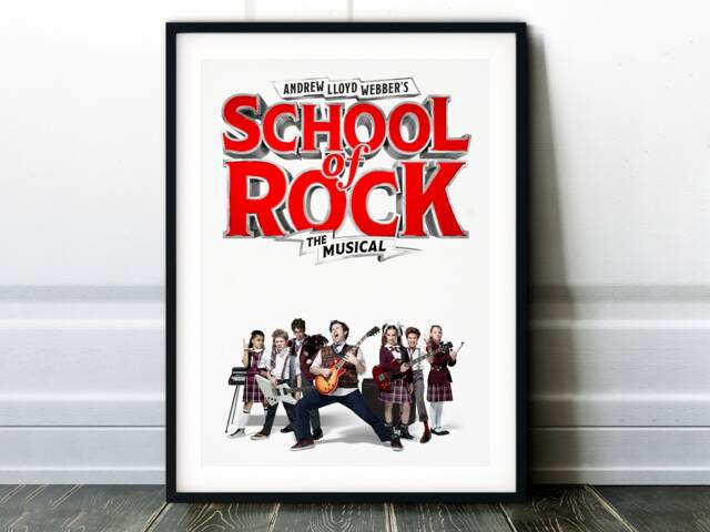 School Of Rock Musical Print Poster