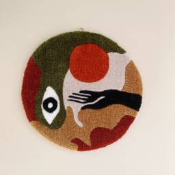 Hypnos Tufted Wall Hanging Rug, Bohemian Tufted, Hand 100% Handmade, Rug
