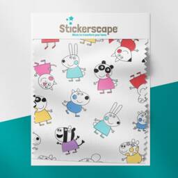Peppa & Friends Roller Blind, Pig Children's Made To Measure, Blackout Blind - thumbnail 2