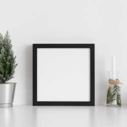 A4 A5 Black Photo Frame Thin Picture Frames Poster Handmade Wall Art Hanging - Portrait & Landscape Made in UK Free Delivery - thumbnail 3