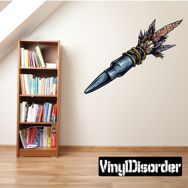 Darts Wall Decal - Fabric Vinyl Removable & Reusable Dartsuscolor001Et