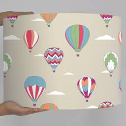 Baby Lamp Lampshade Ballooning Clouds - thumbnail 4