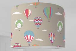 Baby Lamp Lampshade Ballooning Clouds - thumbnail 1