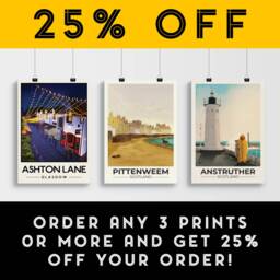 Pittenweem Travel Poster - Fife Wall Art East Neuk Print - thumbnail 2