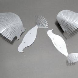Dove Metal Wall Art Kirigami Bird Sculpture, Shadow Effect - thumbnail 4