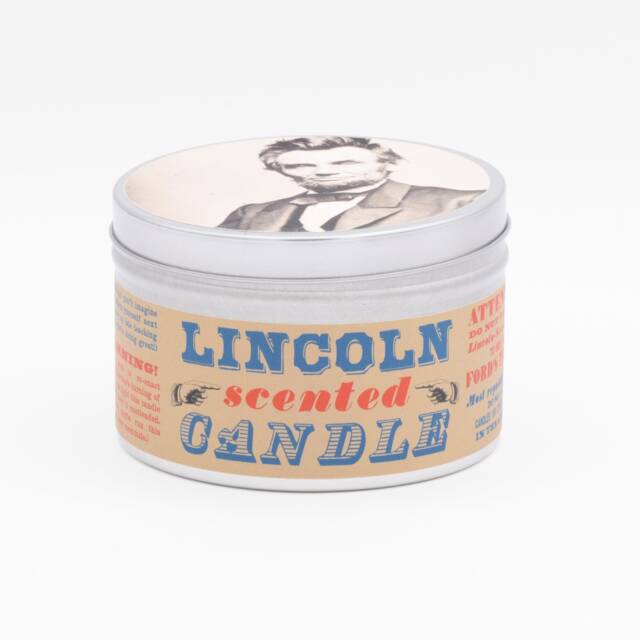 Abraham Lincoln Scented Candle - Funny Gift For Dad Civil War History Gift Presidential Buff - image 1