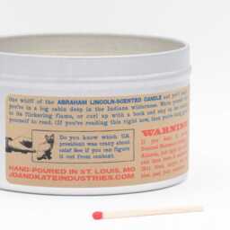 Abraham Lincoln Scented Candle - Funny Gift For Dad Civil War History Gift Presidential Buff - thumbnail 3