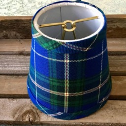 Blue Tartan Chandelier Lampshade Plaid Shade - thumbnail 3