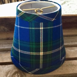 Blue Tartan Chandelier Lampshade Plaid Shade - thumbnail 4