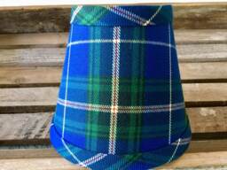 Blue Tartan Chandelier Lampshade Plaid Shade - thumbnail 1