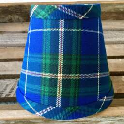 Blue Tartan Chandelier Lampshade Plaid Shade - thumbnail 2