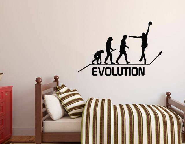 Basketball Evolution Wall Decal Custom Name Vinyl Sticker 2264 - image 1