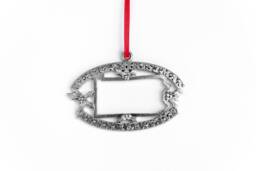Hand Cast Pennsylvania Pewter Christmas Ornament