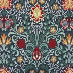 Custom Made William Morris Persian Blackout/Lining Curtains Pinch /Triple Pleat