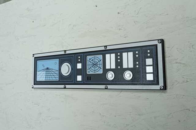 Large Sci-Fi Control Panel Prop Futuristic Wall Art - image 1