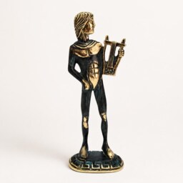 Apollo Greek God Statue, Handmade Bronze Sculpture, Ancient Art Decor, Mythology Collectible, Brass Figure - thumbnail 4