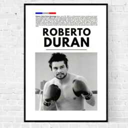 Roberto Duran Boxing Poster Global Icons Art Print - thumbnail 3
