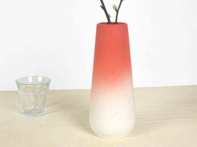 Handmade Porcelain Flower Vase, Modern Matte Glaze, Studio Lorier Design - image 1