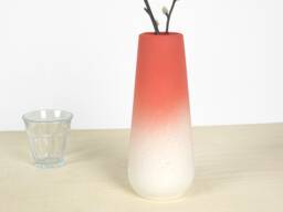 Handmade Porcelain Flower Vase, Modern Matte Glaze, Studio Lorier Design - thumbnail 1