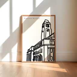 Parkinson Building Leeds University Art Print, Graduation Gift - thumbnail 1