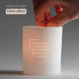 Motivational Candle - Inspirational Quote, Encouragement, Self Care Decor - 150G - thumbnail 3