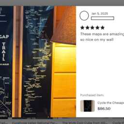 Great Allegheny Passage Trail Map - The Gap Makes A Great Gift To Any Enthusiast Products - thumbnail 2