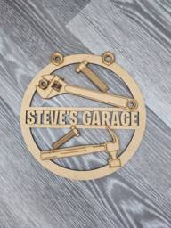 Personalised Garage Diy Sign, Tools Plaque, Gift For Him, Present, Gift Her, Engineer, Mechanic Wall Hanging, Keepsake, Man Cave, She Shed
