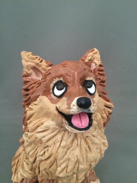 Pomeranian Dog Figurine - image 1