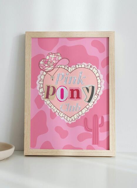 Pink Pony Club Print - Chappell Roan, Queer Wall Art - A4 - image 1