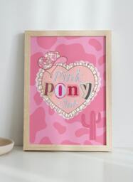 Pink Pony Club Print - Chappell Roan, Queer Wall Art - A4 - thumbnail 1