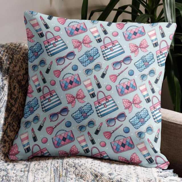 Girls Bedroom Cushion Cover Gifts Teenage Pillow Case Tween Decor Pink Blue Scatter Kids Accessories - image 1
