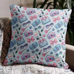Girls Bedroom Cushion Cover Gifts Teenage Pillow Case Tween Decor Pink Blue Scatter Kids Accessories - thumbnail 1