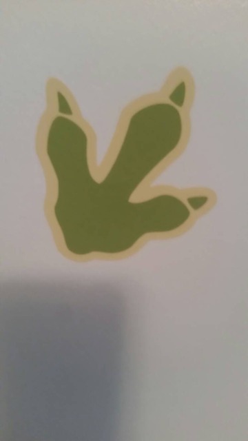 Dinosaur Feet Tracks Wall Decor - image 1
