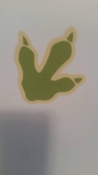 Dinosaur Feet Tracks Wall Decor - thumbnail 1
