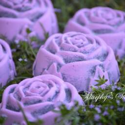 Concrete Roses Rustic Pink Garden Ornaments - thumbnail 2