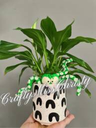 Glow-In-The-Dark Octopus Plant Pot Decoration Quirky Pet - thumbnail 1